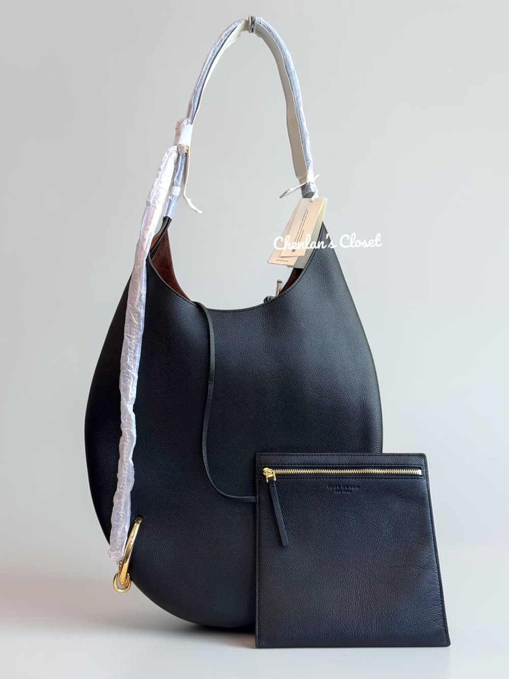 NWT Tory Burch Runway PIERCED SOFT BAG